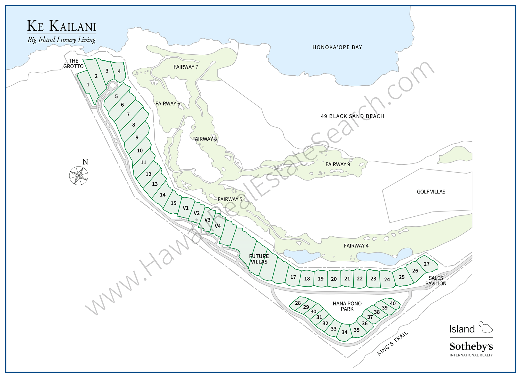 Ke Kailani Map